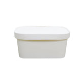 White Paper Container 1000ML With Paper Lid 300 Pieces - Your One Stop Solution UAE