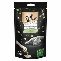 Sheba Melty Chicken Creamy Cat Treats 4x12g