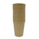 Single Wall Coffee Cup 8 Oz Brown 50X20 1000 Pieces - Your One Stop Solution UAE