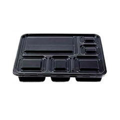 Microwave Container With Lid 6 Compartment