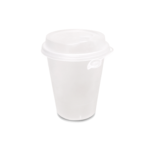 PP Frosted Juice Cup 12OZ with Clear Lid 90MM – Disposable Drinkware