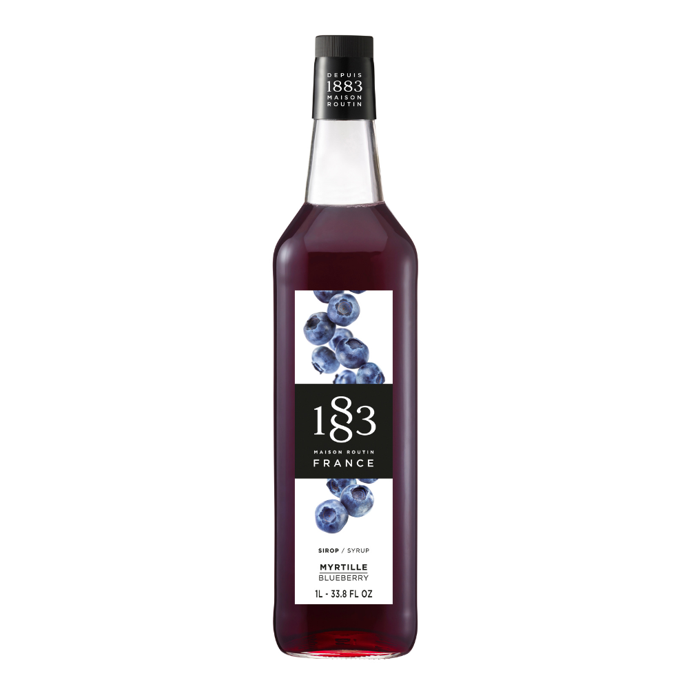 1883 Blueberry Syrup Sweet Tangy Berry Flavour 1L