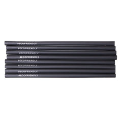 Eco Friendly Biodegradable Straw 8MM Black 10,000 Pieces - Your One Stop Solution UAE