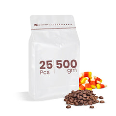 Recloseable Coffee Pouches – Black & White | 250g, 500g, 1000g & 3kg