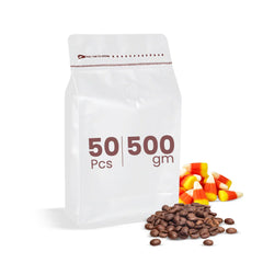 Recloseable Coffee Pouches – Black & White | 250g, 500g, 1000g & 3kg