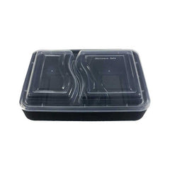 Microwave Container With Lid 2 Compartment