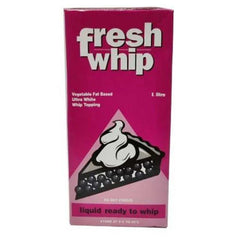 Fresh Whip Topping Cream Vegetable Fat Base 1LTR