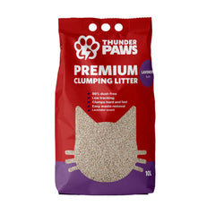 Thunder Paws Advance Care Lavender Clumping Cat Litter 10L