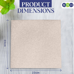 Brown Paper Napkins – 23x23 cm, 33x33 cm, 40x40 cm | 50 PCS x 40 PKTS | Eco-Friendly Table Napkins