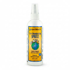 earthbath® 3-in-1 Deodorizing Spritz, Vanilla Almond with Skin & Coat Conditioners, Made in USA, 8 oz pump spray