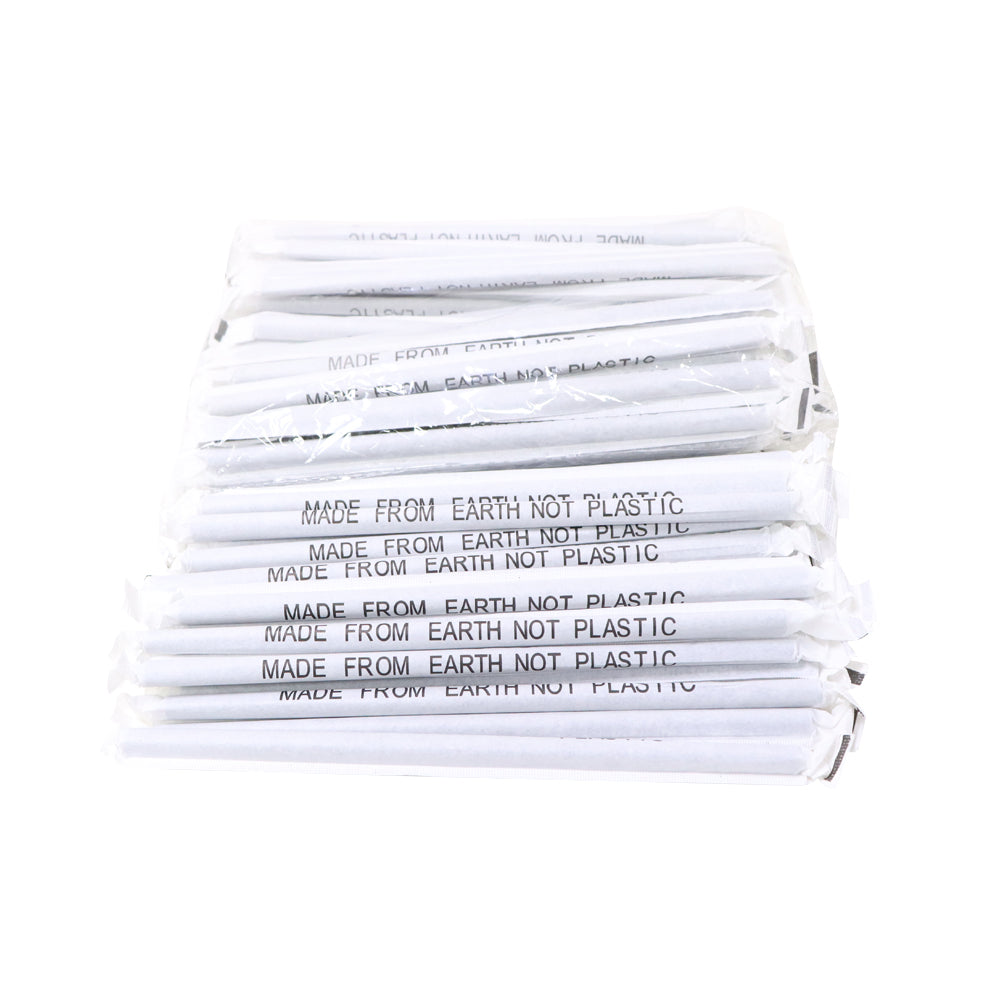 Eco Friendly Biodegradable Straw 8MM Black 10,000 Pieces - Your One Stop Solution UAE
