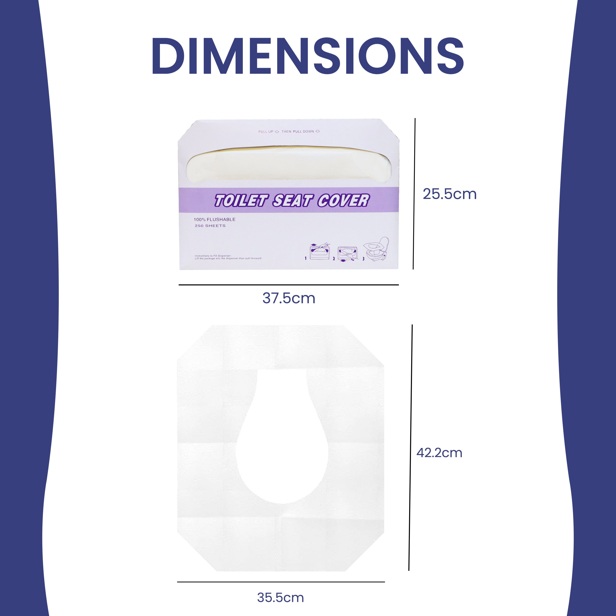 Disposable Paper Toilet Seat Cover 5000 Sheets - Your One Stop Solution UAE