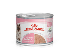 Royal Canin Feline Health Nutrition Mother & Babycat Mousse (WET FOOD - Cans) 12 x 195g