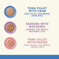 Applaws Fish Selection in Broth Adult Wet Cat Food 8 x 60g Pot
