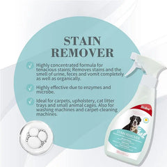 Bioline Dog & Cat Stain Remover Spray - Ideal For The Use Of Upholstery & Carpets 300ml