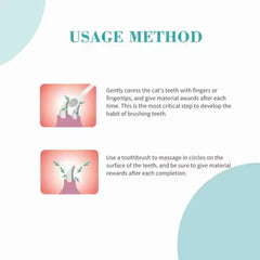 Bioline Toothbrush for Cat & Puppy Set 4 Pcs