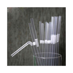 Plastic Flexible Straw Clear 6MM & 8MM 10000 Pieces