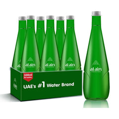 AL AIN WATER SPARKLING GLASS BOTTLE 330 ML