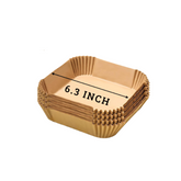 Air Fryer Parchment Paper Square – 6.3 & 7.9 inch 1X100pcs