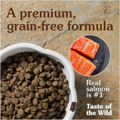 Taste of the Wild Grain Free Premium High Protein Dry Dog Food Pacific Stream Adult - Smoked Salmon- 2 KG