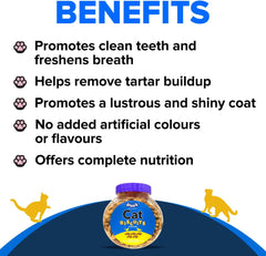 Drools Cat Biscuits, Real Chicken, 400g | Cat Food