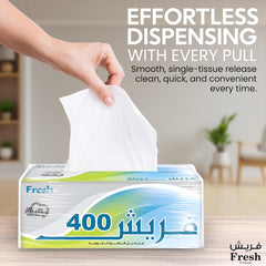 Fresh Nylon Tissue 200x2PLY (Total 400 Sheets) 5BXS PKT