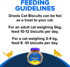 Drools Cat Biscuits, Real Chicken, 400g | Cat Food
