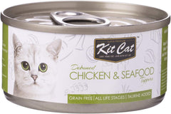 Kit Cat-tin- Chicken & Seafood Toppers 80g