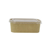 Kraft Paper Container 750ML PP Lid 1X300 Pieces - Your One Stop Solution UAE