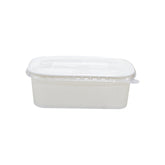 White Paper Container 750ML With PP Lid 300 Pieces - Your One Stop Solution UAE
