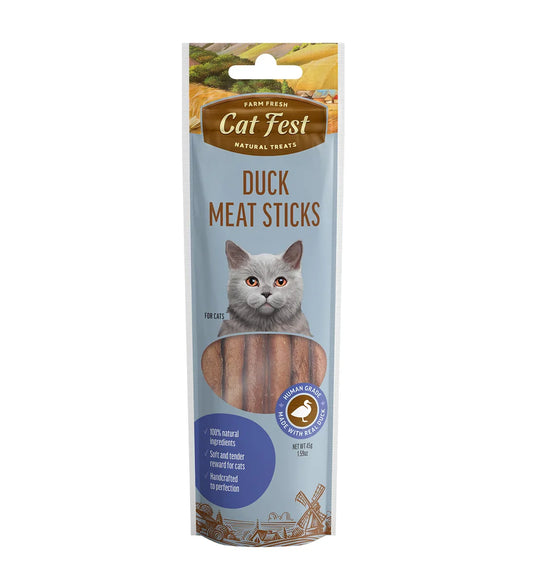 Cat Fest Meat Sticks Duck For Cat - 45g