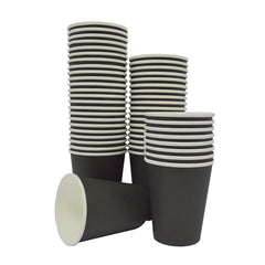 Single Wall Coffee Cup 8 Oz Black 50X20 1000 Pieces - Your One Stop Solution UAE