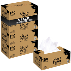 Fresh Facial Tissue – 150 Sheets | Soft, Hygienic & Premium 2-Ply Tissues