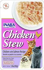 INABA chicken & salmon recipe 40g /per Pc