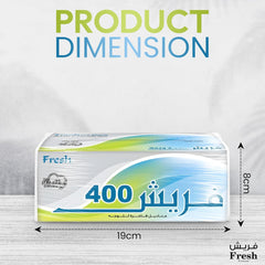 Fresh Nylon Tissue 200x2PLY (Total 400 Sheets) 5BXS PKT