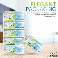 Fresh Nylon Tissue 200x2PLY (Total 400 Sheets) 5BXS PKT