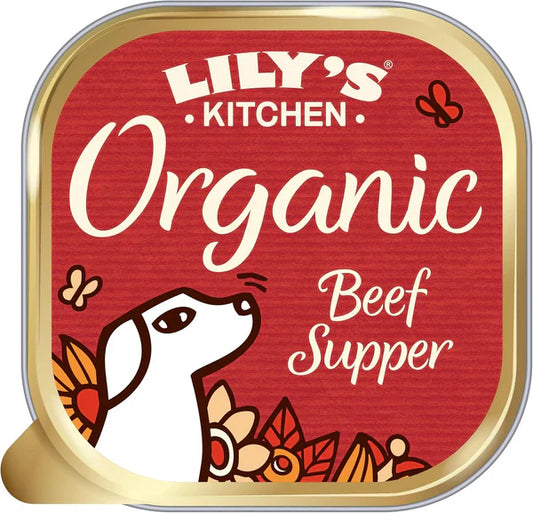 Lily's Kitchen Organic Beef Supper Wet Dog Food (150g)