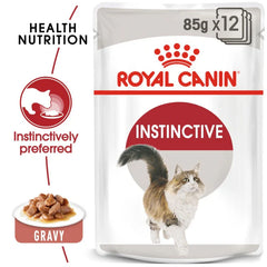 Royal Canin Feline Health Nutrition Instinctive Adult Cats Gravy Wet Food- 85G