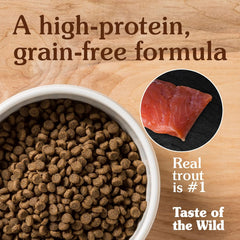 Taste of the Wild Canyon River Feline Recipe with Trout and Smoked Salmon High Protein Dry Cat Food 2 kg