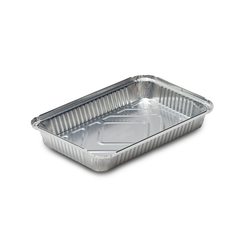 Aluminium Food Containers with Paper Lids – Multiple Sizes | Food-Grade Takeaway Packaging