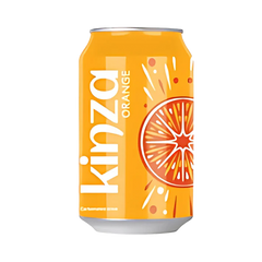 Kinza Orange 300ml Soft Drink – 24 Tin Pack