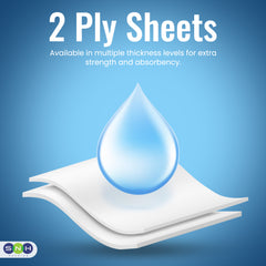 مناديل الوجه الطازجة 500 منديل مكون من طبقتين، 5 قطع