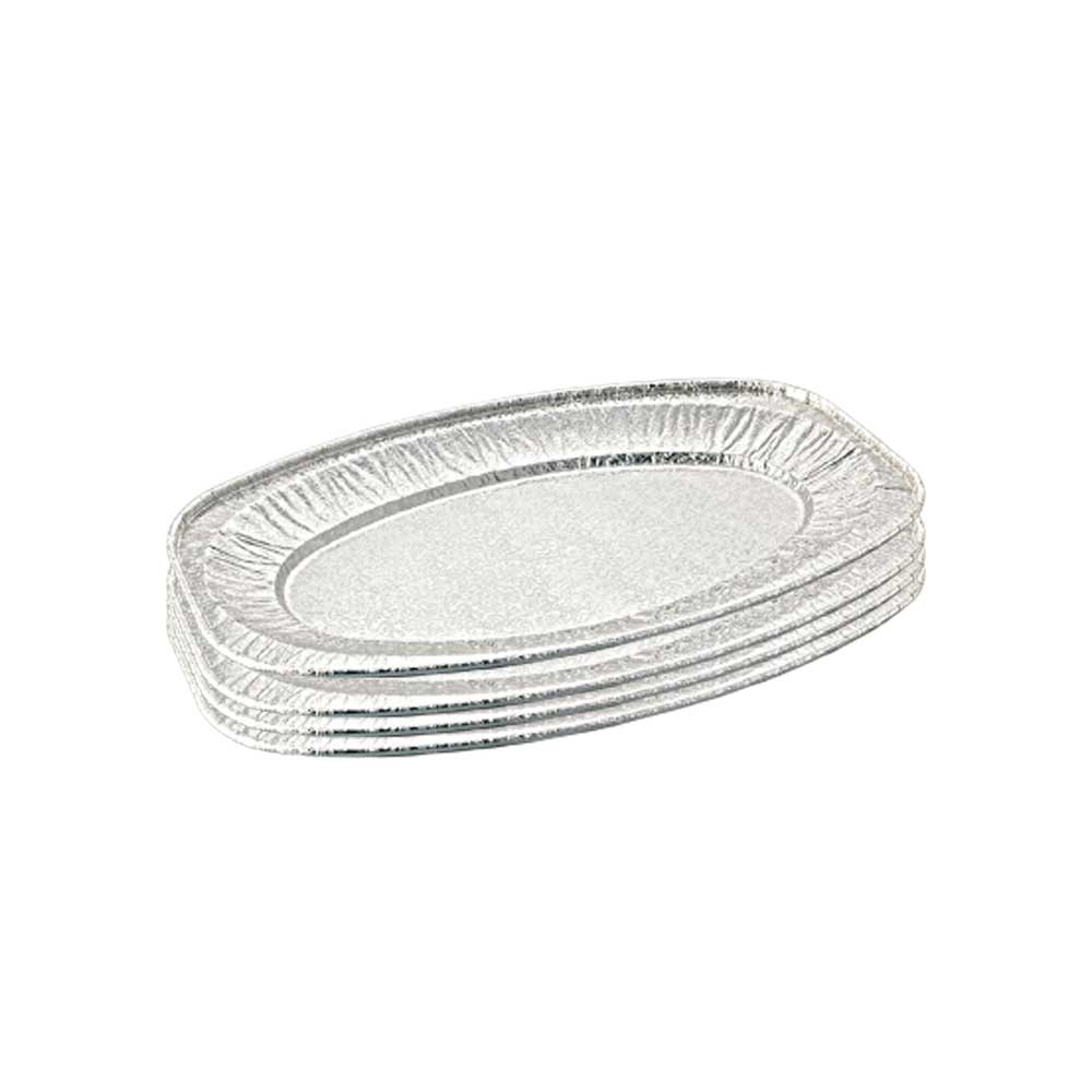 Aluminium Oval Platter 65180 Silver 1X50 Pieces - Your One Stop Solution UAE