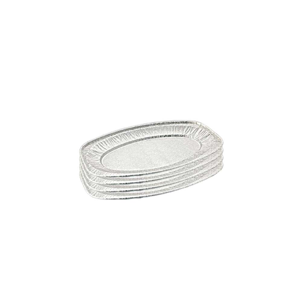 Aluminium Oval Platter 6550 Silver 1X150 Pieces - Your One Stop Solution UAE
