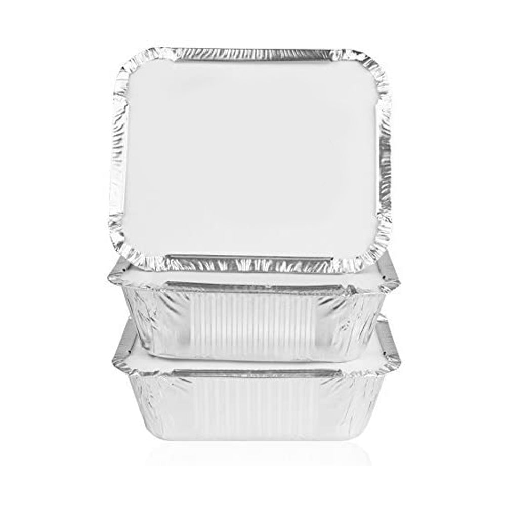 Aluminium Container AC8325 With Lid 250ML 1X1000 Pieces - Your One Stop Solution UAE