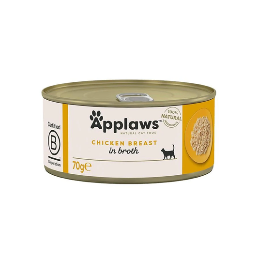 Applaws Chicken Breast in Broth Wet Cat Food Tin 70g