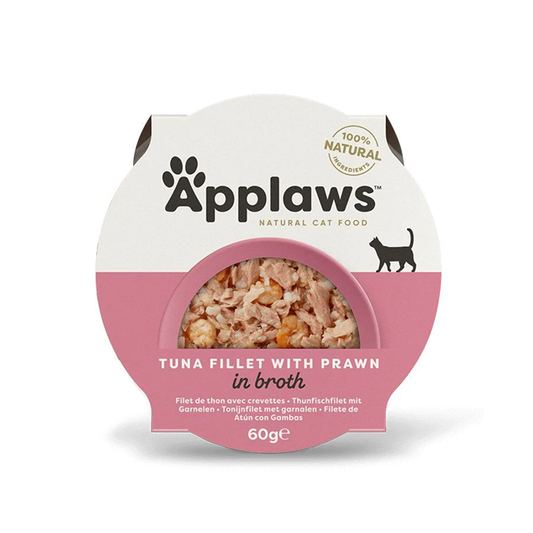 Applaws Tuna with Prawn Adult Wet Cat Food 60g Pot