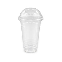 RPET Cups With Lid - Disposable Cold Drink Cups