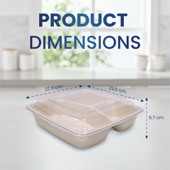 Bagasse Square Food Containers with PET, PP & Bagasse Lids – Eco-Friendly Packaging