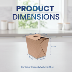 Brown Kraft Takeaway Boxes – Multiple Sizes | Bulk Packs for Food Packaging